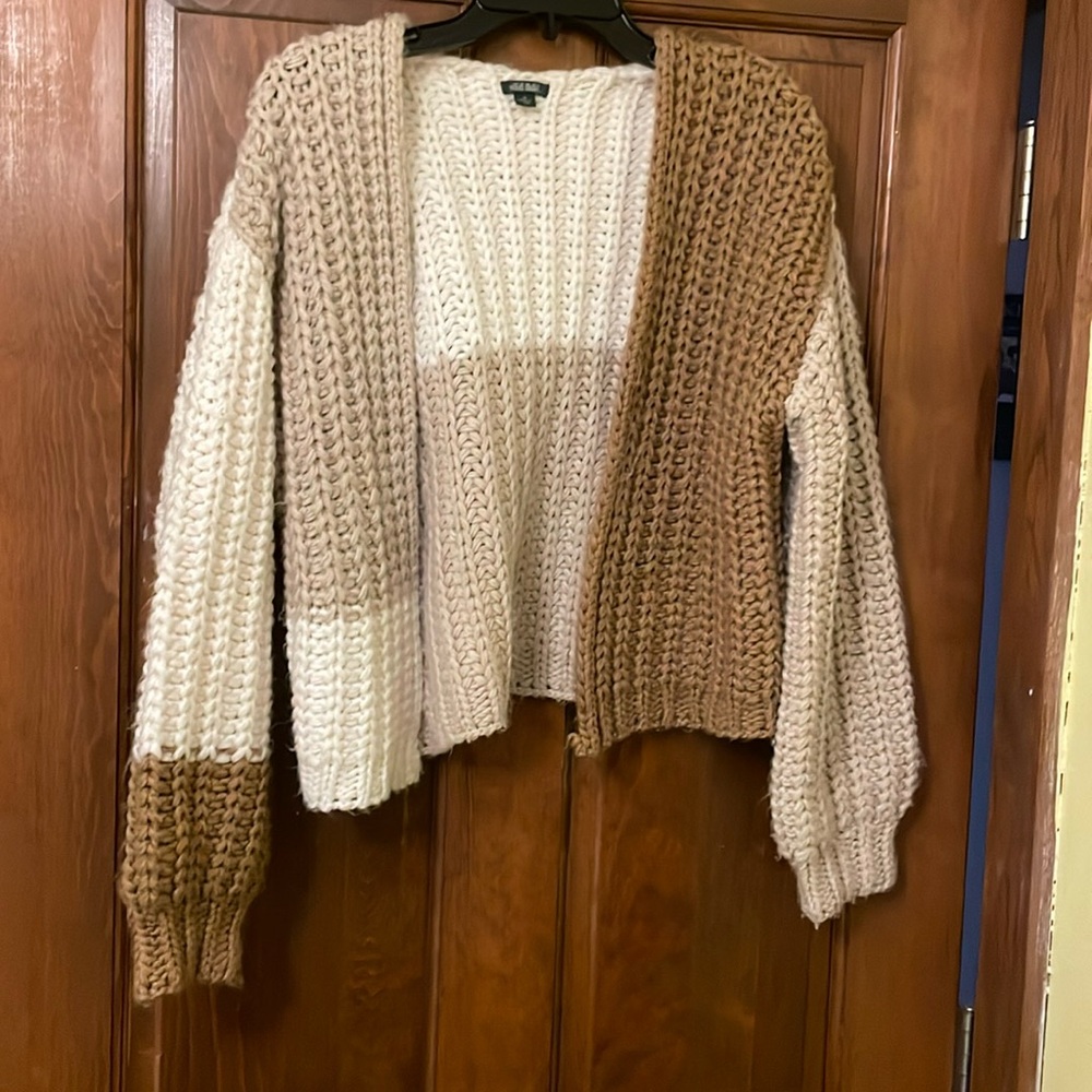 Women’s multi natural color cardigan